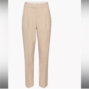 Aritzia Wilfred Ibiza Pant Size 00 Heather Oat Beige